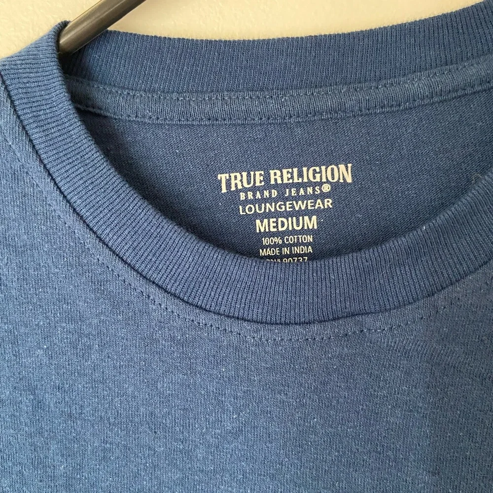 4/$15 ❤️ True Religion Men’s Blue Loungewear T-shirt Size Medium